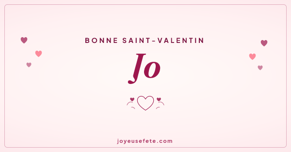 Image « Bonne Saint-Valentin Jo » au format large