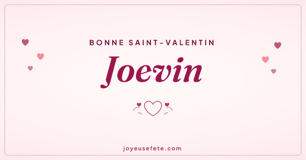 Image « Bonne Saint-Valentin Joevin » au format large