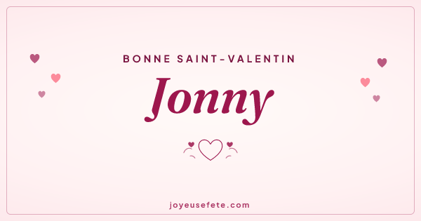 Image « Bonne Saint-Valentin Jonny » au format large