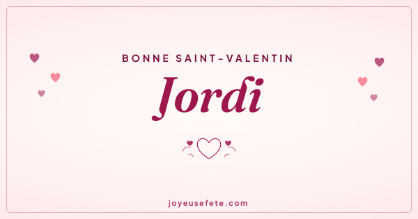 Image « Bonne Saint-Valentin Jordi » au format large