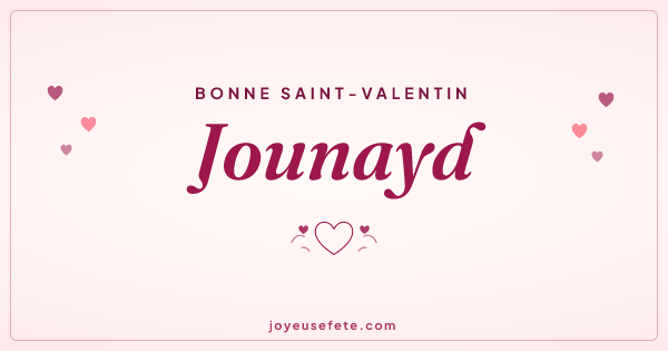 Image « Bonne Saint-Valentin Jounayd » au format large