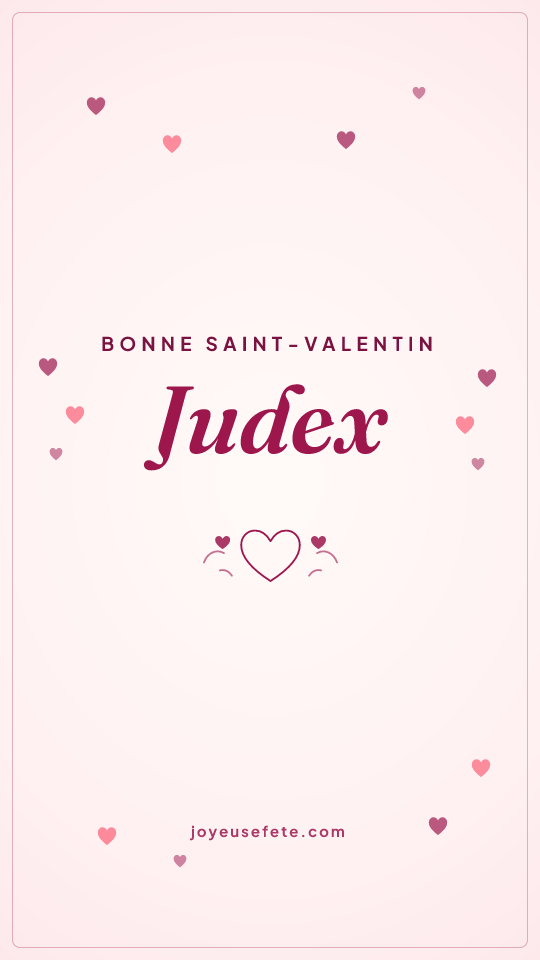 Image « Bonne Saint-Valentin Judex » au format story