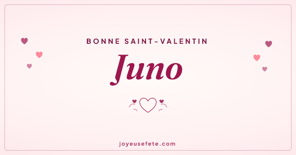 Image « Bonne Saint-Valentin Juno » au format large