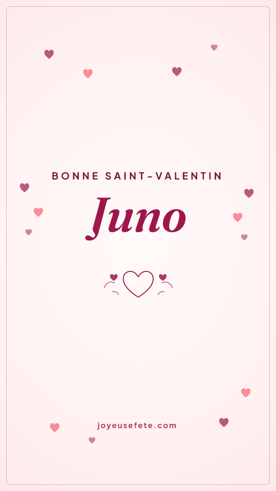 Image « Bonne Saint-Valentin Juno » au format story