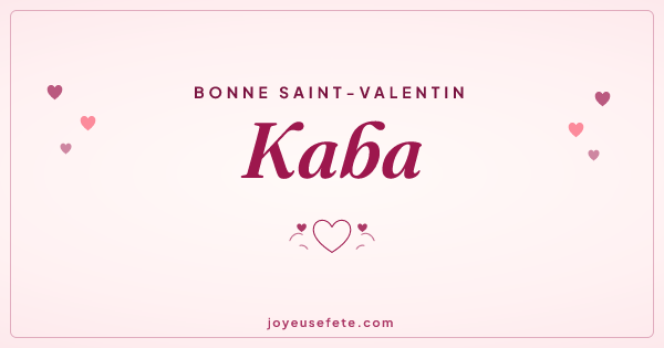 Image « Bonne Saint-Valentin Kaba » au format large