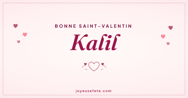 Image « Bonne Saint-Valentin Kalil » au format large