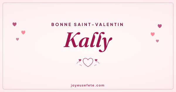 Image « Bonne Saint-Valentin Kally » au format large