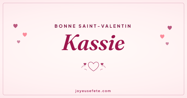 Image « Bonne Saint-Valentin Kassie » au format large