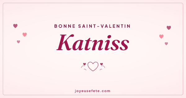 Image « Bonne Saint-Valentin Katniss » au format large