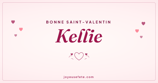 Image « Bonne Saint-Valentin Kellie » au format large