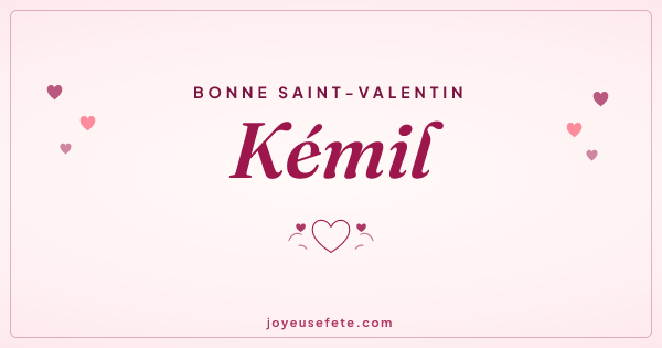 Image « Bonne Saint-Valentin Kémil » au format large