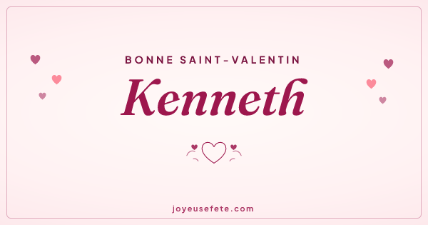 Image « Bonne Saint-Valentin Kenneth » au format large