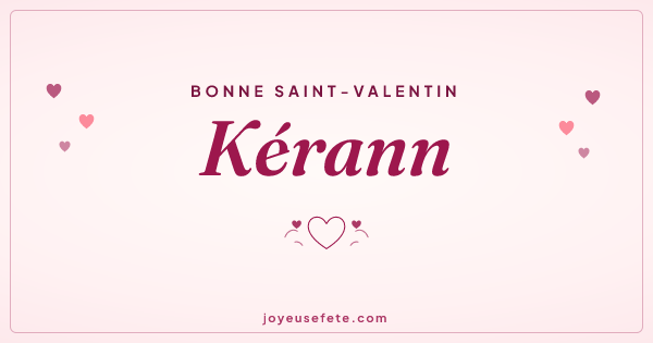 Image « Bonne Saint-Valentin Kérann » au format large