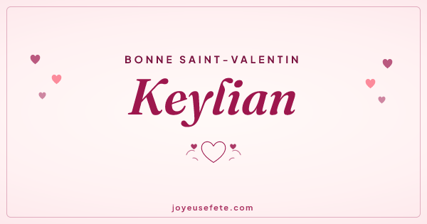 Image « Bonne Saint-Valentin Keylian » au format large