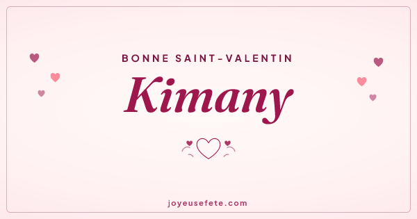 Image « Bonne Saint-Valentin Kimany » au format large