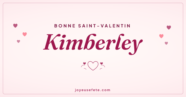 Image « Bonne Saint-Valentin Kimberley » au format large