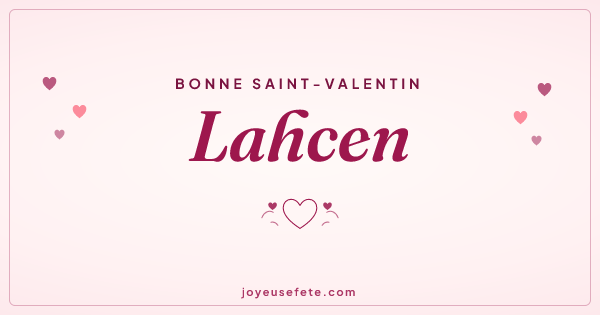 Image « Bonne Saint-Valentin Lahcen » au format large