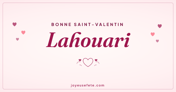 Image « Bonne Saint-Valentin Lahouari » au format large