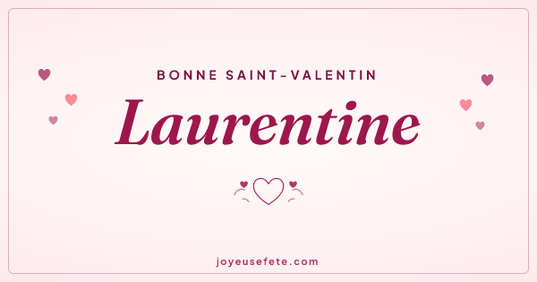 Image « Bonne Saint-Valentin Laurentine » au format large