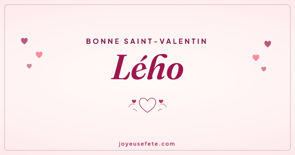 Image « Bonne Saint-Valentin Lého » au format large