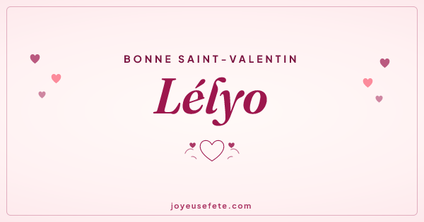 Image « Bonne Saint-Valentin Lélyo » au format large