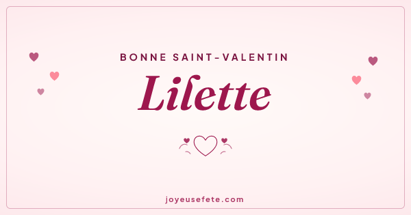 Image « Bonne Saint-Valentin Lilette » au format large