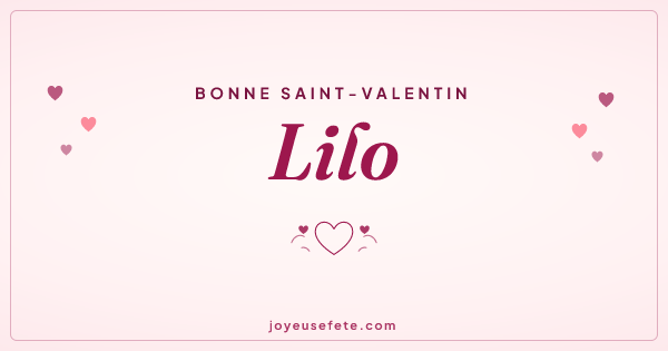 Image « Bonne Saint-Valentin Lilo » au format large