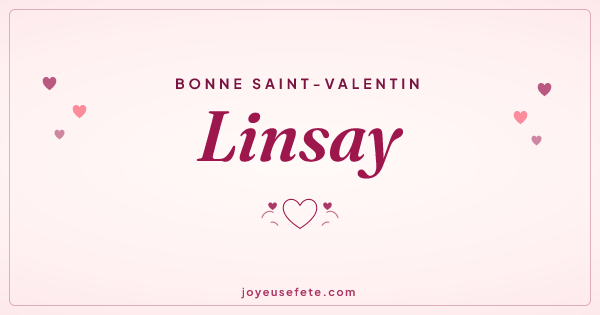 Image « Bonne Saint-Valentin Linsay » au format large