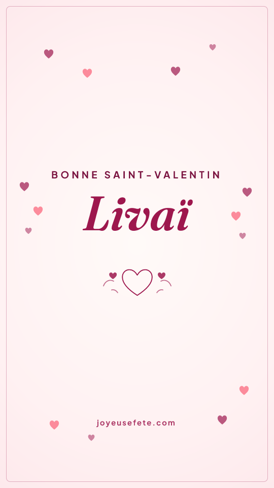 Image « Bonne Saint-Valentin Livaï » au format story