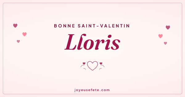 Image « Bonne Saint-Valentin Lloris » au format large