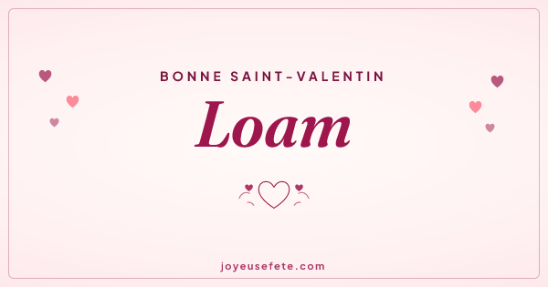Image « Bonne Saint-Valentin Loam » au format large