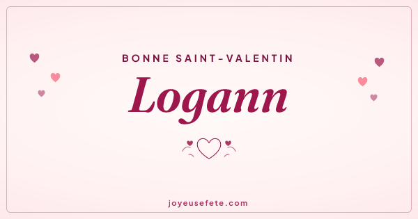 Image « Bonne Saint-Valentin Logann » au format large