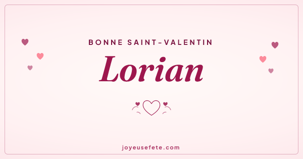 Image « Bonne Saint-Valentin Lorian » au format large