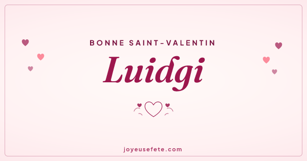 Image « Bonne Saint-Valentin Luidgi » au format large