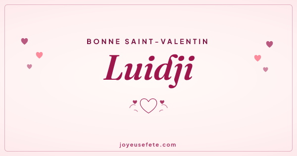 Image « Bonne Saint-Valentin Luidji » au format large