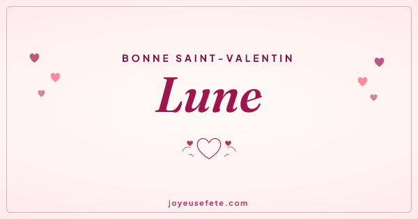 Image « Bonne Saint-Valentin Lune » au format large