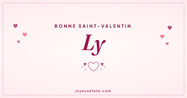 Image « Bonne Saint-Valentin Ly » au format large