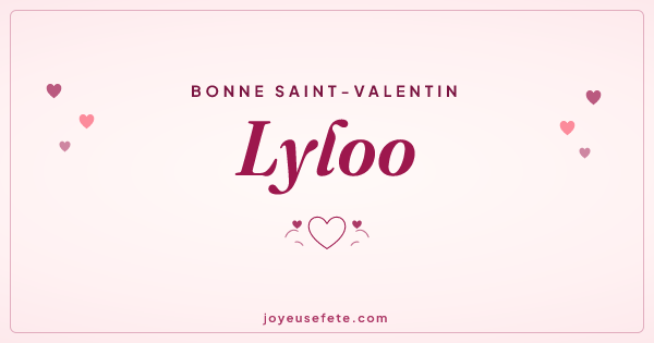 Image « Bonne Saint-Valentin Lyloo » au format large