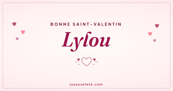 Image « Bonne Saint-Valentin Lylou » au format large