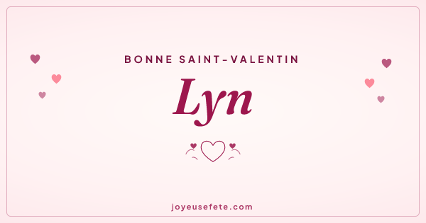 Image « Bonne Saint-Valentin Lyn » au format large