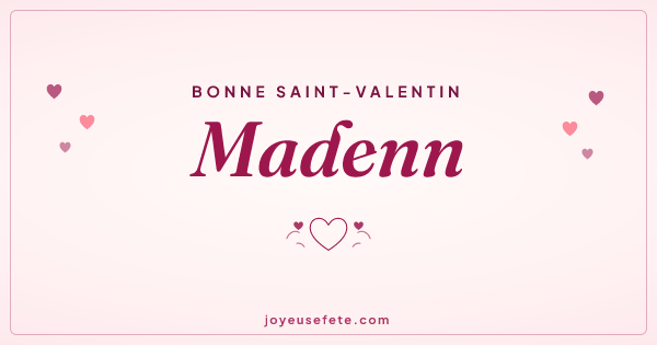 Image « Bonne Saint-Valentin Madenn » au format large