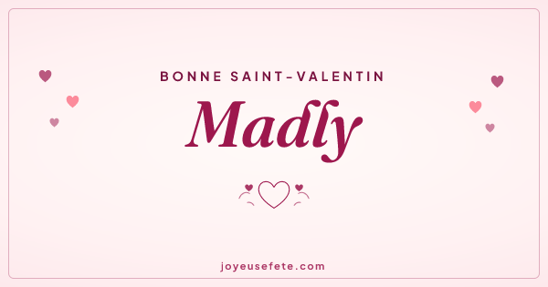 Image « Bonne Saint-Valentin Madly » au format large