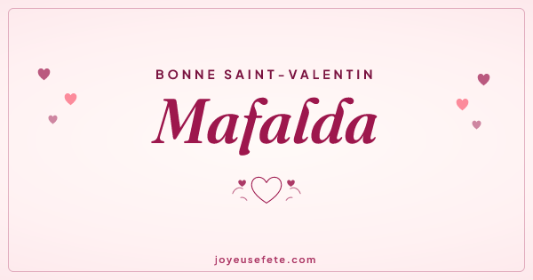 Image « Bonne Saint-Valentin Mafalda » au format large