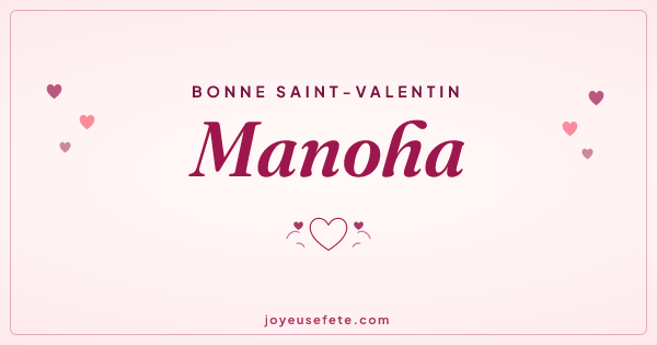 Image « Bonne Saint-Valentin Manoha » au format large