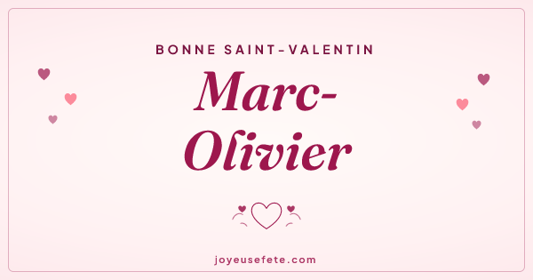 Image « Bonne Saint-Valentin Marc-Olivier » au format large