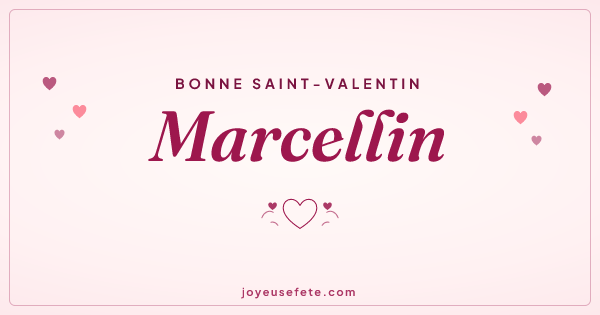 Image « Bonne Saint-Valentin Marcellin » au format large
