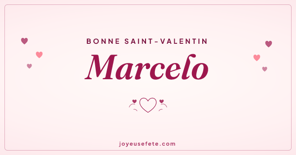 Image « Bonne Saint-Valentin Marcelo » au format large