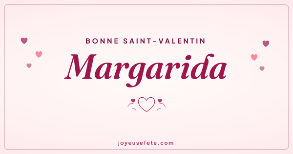 Image « Bonne Saint-Valentin Margarida » au format large