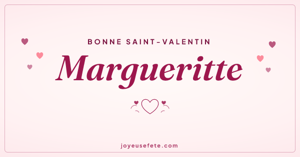 Image « Bonne Saint-Valentin Margueritte » au format large