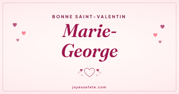 Image « Bonne Saint-Valentin Marie-George » au format large